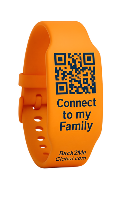 Smart safety Wristband for Kids with QR code ID