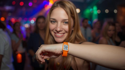Smart safety Wristband with QR code ID for Adults